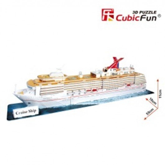 3D puzzle CubicFun, Kruiisilaev цена и информация | Pusled | kaup24.ee