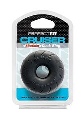 PERFECTFIT FAT BOY SILASKIN CRUISER RING BLACK цена и информация | Эрекционные кольца, насадки на пенис | kaup24.ee