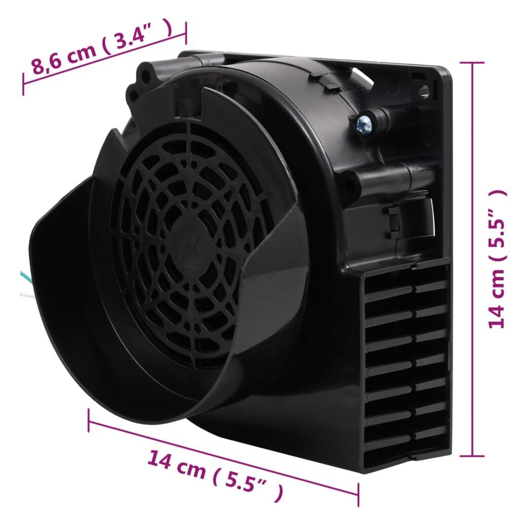 vidaXL LED-valgusriba ventilaatoriga, 110 LEDi, 1100 cm цена и информация | Jõulutuled | kaup24.ee