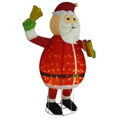 vidaXL dekoratiivne jõuluvana kuju, luksuslik kangas, 180 cm hind ja info | Jõulukaunistused | kaup24.ee