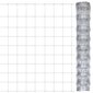vidaXL piirdeaed, tsingitud teras, 50 x 1 m, hõbedane цена и информация | Aiad ja tarvikud | kaup24.ee