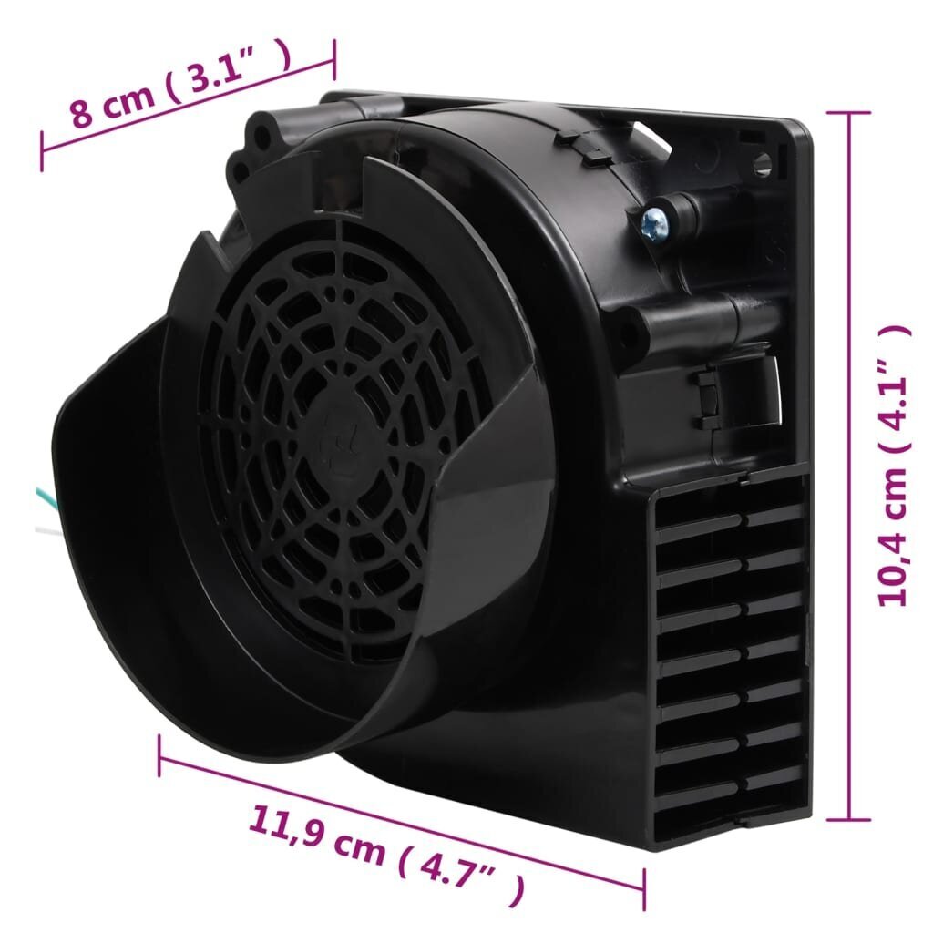 vidaXL LED-valgusriba ventilaatoriga, 66 LEDi, 660 cm hind ja info | Jõulutuled | kaup24.ee