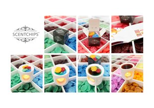 Ароматический воск Scentchips, аромат клубники, 80 шт. цена и информация | Свечи, подсвечники | kaup24.ee