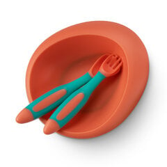 Набор для кормления Baboo оранжевый, от 6 мес. цена и информация | Детский набор посуды | kaup24.ee