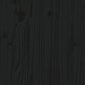 vidaXL koerakuut, must, 50 x 40 x 52 cm, männipuit цена и информация | Pesad, padjad | kaup24.ee