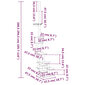 vidaXL põrandast laeni kassi kraapimispuu, kreemjas, 268,5 - 294,5 cm hind ja info | Kassi kraapimispuud | kaup24.ee