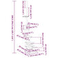 vidaXL põrandast laeni kassi kraapimispuu, tumehall, 268,5–294,5 cm hind ja info | Kassi kraapimispuud | kaup24.ee