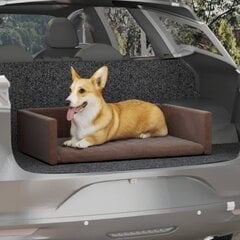 vidaXL koerte autopadi, pruun, 70 x 45 cm, linane välimus hind ja info | Pesad, padjad | kaup24.ee