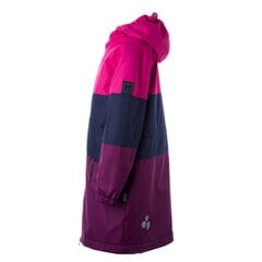 Утепленная парка для девочек весна-осень Huppa HANKA 1, фуксия-бордовая цена и информация | Куртки, пальто для девочек | kaup24.ee