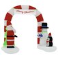 vidaXL täispuhutav jõulu kaarevärav LEDidega 260 cm цена и информация | Peokaunistused | kaup24.ee