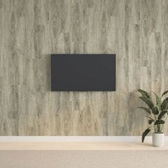 vidaXL seinapaneelid, puidu välimusega, hall, PVC, PVC 2,06 m² hind ja info | Lae-, seinakaunistus elemendid | kaup24.ee