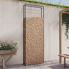 vidaXL küttepuude rest, mattmust, 110x28x312 cm, teras цена и информация | Принадлежности для отопительного оборудования | kaup24.ee