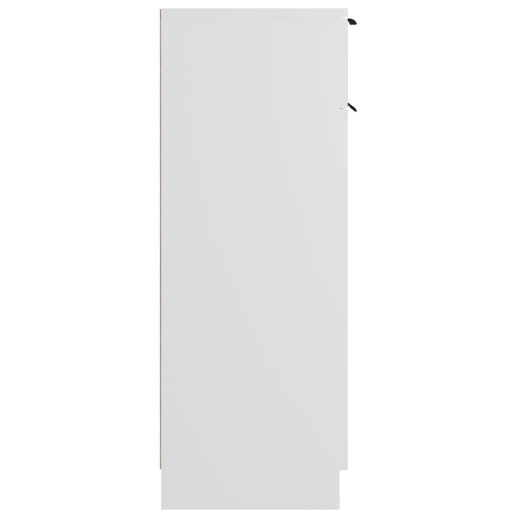 vidaXL vannitoakapp, valge, 32 x 34 x 90 cm, tehispuit цена и информация | Vannitoakapid | kaup24.ee