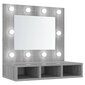 vidaXL peegelkapp hall Sonoma tamm LEDiga 60x31,5x62 cm hind ja info | Vannitoakapid | kaup24.ee