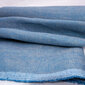 Linane kangas, kalaseljakoes kootud Herringbone, sinine hind ja info | Kangad | kaup24.ee