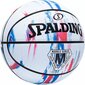 Korvpallipall Spalding NBA Marble, suurus 7, valge hind ja info | Korvpallid | kaup24.ee