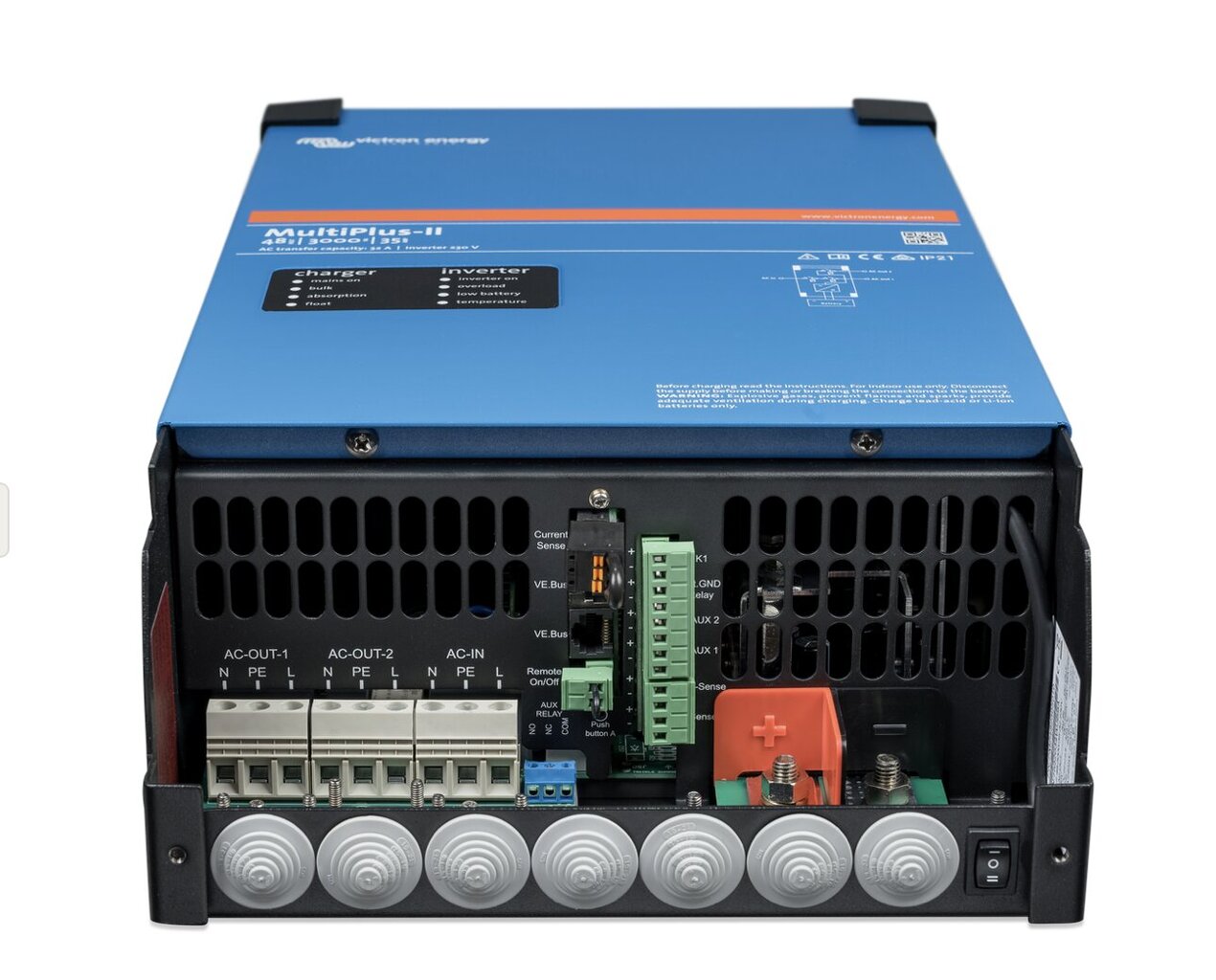 Inverter laadija Multi Plus II48V3000VA/35AMPHübriidjaam hind ja info | Muundurid, inverterid | kaup24.ee