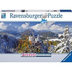 Ravensburger Neuschwanstein Castle Panoramic, 2000pc Crowzzle цена и информация | Пазлы | kaup24.ee