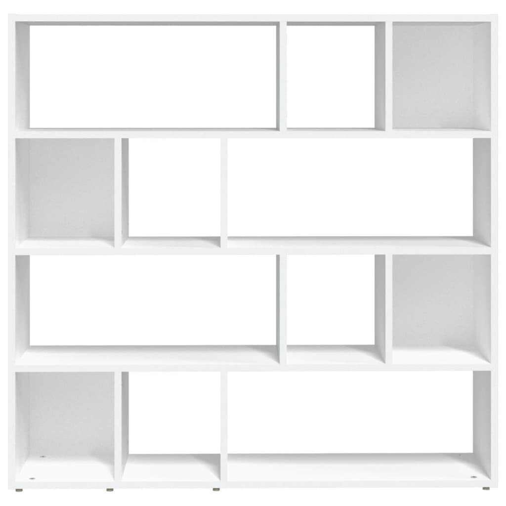 vidaXL raamaturiiul/ruumijagaja, valge, 105 x 24 x 102 cm hind ja info | Riiulid | kaup24.ee
