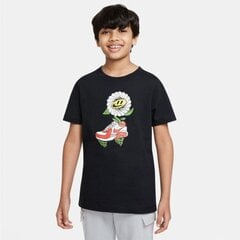 Футболка для мальчиков Nike Sportswear Jr DO1821 010, черная цена и информация | Рубашки для мальчиков | kaup24.ee