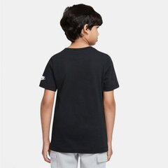 Футболка для мальчиков Nike Sportswear Jr DO1821 010, черная цена и информация | Рубашки для мальчиков | kaup24.ee