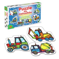 ALEXANDER Puzzle väikelastele - ehitusmasinad hind ja info | Pusled | kaup24.ee