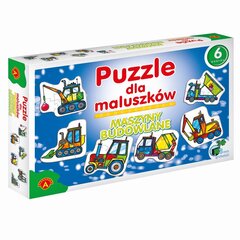 ALEXANDER Puzzle väikelastele - ehitusmasinad hind ja info | Pusled | kaup24.ee