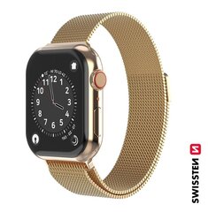 Swissten Металлический ремешок для Apple Watch 1/2/3/4/5/6/SE / 42 mm / 44 mm цена и информация | Аксессуары для смарт-часов и браслетов | kaup24.ee