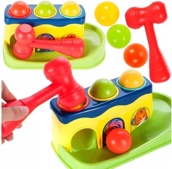 Laste mäng MalPlay Haamer ja pallid цена и информация | Imikute mänguasjad | kaup24.ee