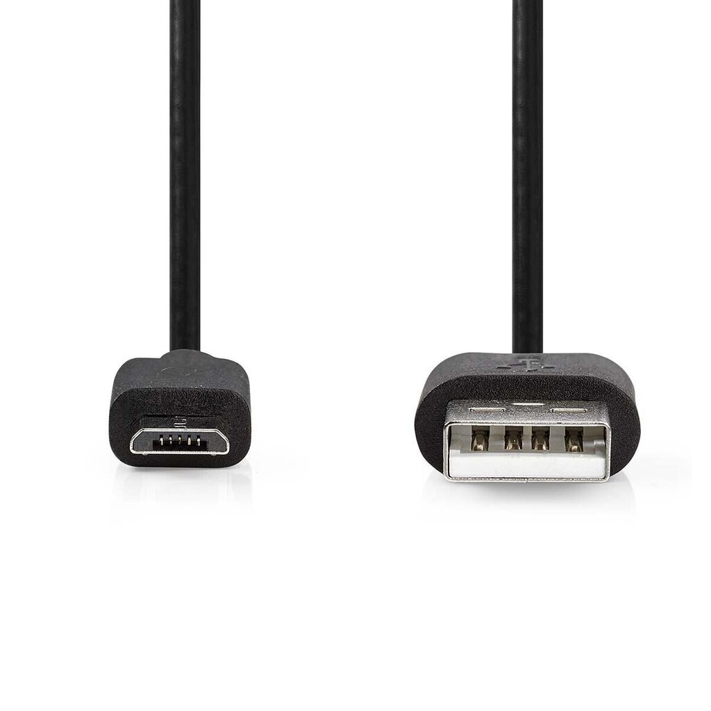 Kaabel micro USB, 3m, must, USB 2.0 hind ja info | Mobiiltelefonide kaablid | kaup24.ee