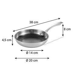 Сковородка GALICJA, диаметр: 20 см цена и информация | Cковородки | kaup24.ee