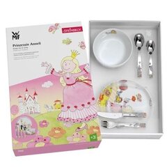 Laste sööginõude komplekt WMF Printsess Anneli (Princessin Anneli) 6-osaline цена и информация | столовые приборы kinghoff 24шт. стекло kh-1512 | kaup24.ee