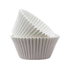 Paberist küpsetusvormid muffinitele valged Casatrend 50 tk hind ja info | Ahjuvormid ja küpsetustarvikud | kaup24.ee