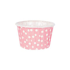 Paberist küpsetusvormid muffinitele roosade täppidega Casatrend 24 tk hind ja info | Ahjuvormid ja küpsetustarvikud | kaup24.ee