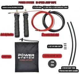 Power System Hi-Speed jump rope hüppenöör цена и информация | Скакалки | kaup24.ee