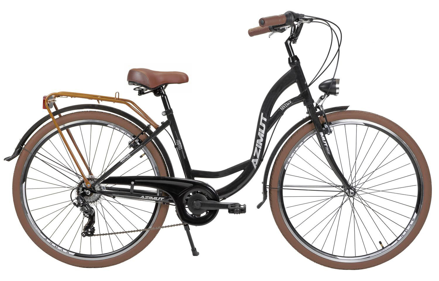 Jalgratas Azimut Vintage TX-7 28" 2023, must цена и информация | Jalgrattad | kaup24.ee