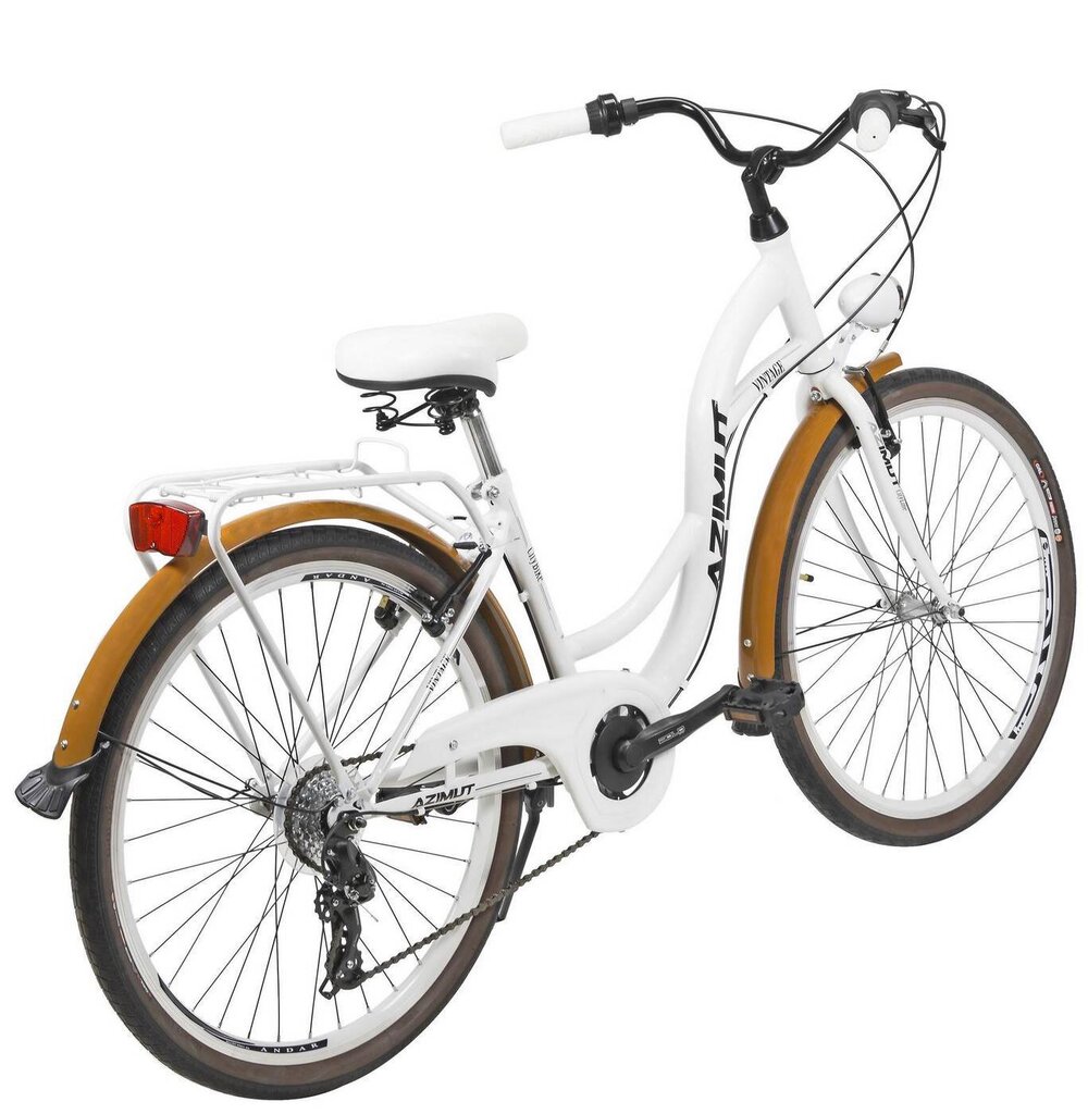 Jalgratas Azimut Vintage TX-7 26" 2023, valge hind ja info | Jalgrattad | kaup24.ee