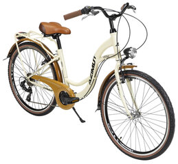Jalgratas Azimut Vintage TX-7 26" 2023, beeži värvi цена и информация | Велосипеды | kaup24.ee