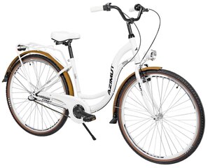 Велосипед Azimut Vintage 28" 2023, белый цвет цена и информация | Велосипеды | kaup24.ee
