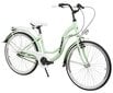 Jalgratas Azimut Vintage 26" 2023, heleroheline hind ja info | Jalgrattad | kaup24.ee