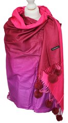 Платок переходного цвета с кисточками, красный цена и информация | Женские шарфы, платки | kaup24.ee