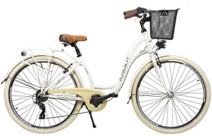 Велосипед Azimut Sarema 28" ALU TX-7 2023, белый цена и информация | Велосипеды | kaup24.ee