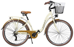 Jalgratas Azimut Sarema 28" ALU TX-7 2023, beeži värvi hind ja info | Jalgrattad | kaup24.ee