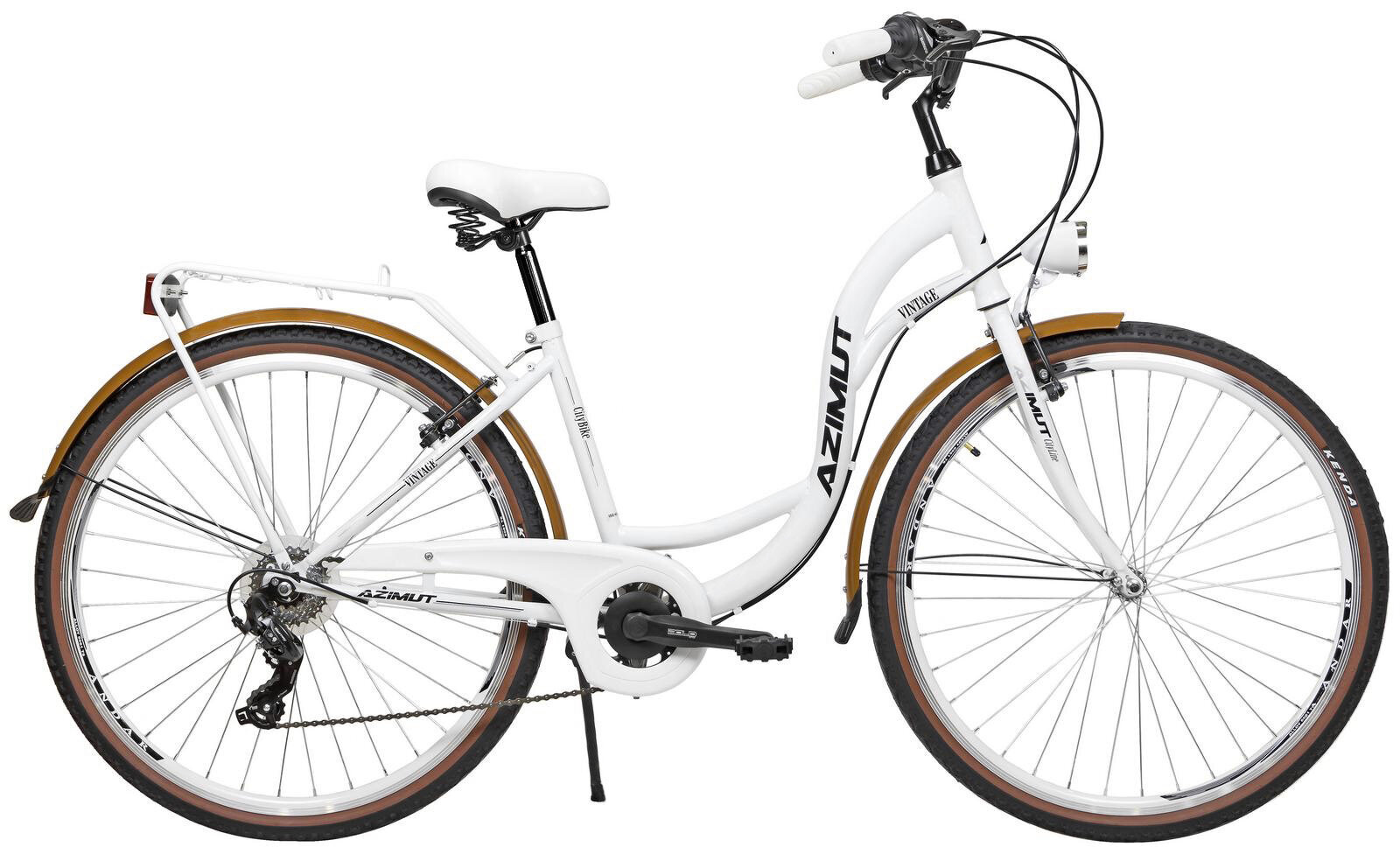 Jalgratas Azimut Vintage TX-7 28" 2023, valge hind ja info | Jalgrattad | kaup24.ee