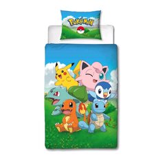 Voodipesukomplekt Pokemon, 140 x 200 cm + padjapüür 70 x 90 cm hind ja info | Beebide ja laste voodipesu | kaup24.ee