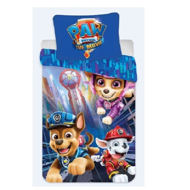 Laste voodipesukomplekt Paw Patrol: The Movie 135x200+80x80cm, 2-osaline hind ja info | Beebide ja laste voodipesu | kaup24.ee