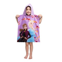 Lasterätik Poncho Frozen, 50x115 cm цена и информация | Полотенца | kaup24.ee