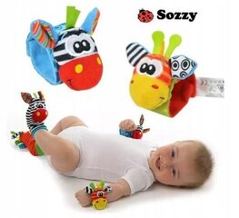 Kõristid kätele ja jalgadele Aspol Sozzy, 4 tk. hind ja info | Arendavad mänguasjad | kaup24.ee