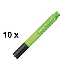 Pliiats Schneider Link-It 0,4 mm, lühike roheline korpus, must tint, pakis 10 tk. hind ja info | Kirjutusvahendid | kaup24.ee