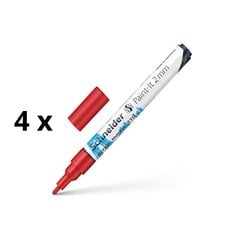 Akrüülmarker Schneider Paint-it 310, 2 mm, punane sp. pakis 4 tk. hind ja info | Kirjutusvahendid | kaup24.ee